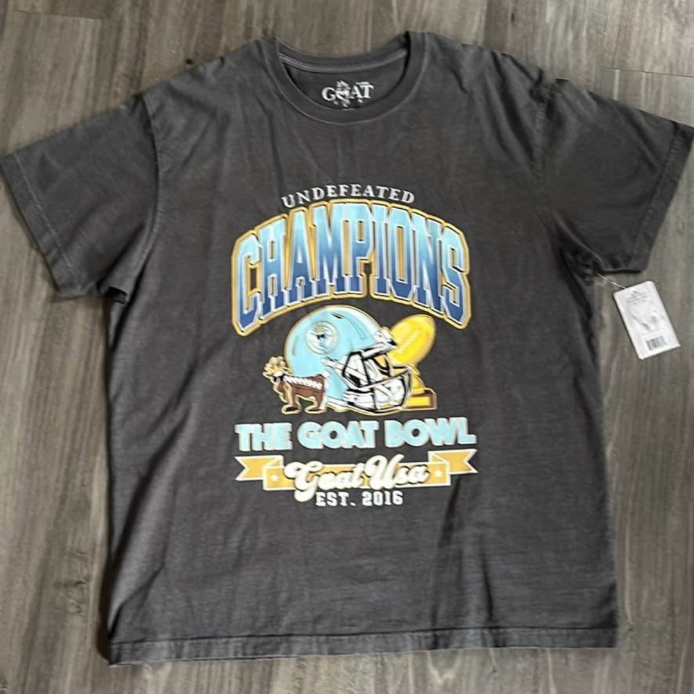 GOAT Undefeated Champions Gray T-Shirt